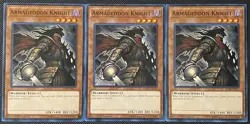 Armageddon Knight SDSH-EN017 Shaddoll Showdown 1st Edition (x3) Yugioh - Image 1