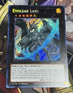 Yu-Gi-Oh! Evolzar Lars - DUNE-EN043 - Secret Rare - 1st Edition - LP - Image 1
