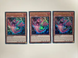 Yugioh - Snake-Eyes Poplar x 3 - Limited Edition Ultra Rare NM - Free Holo - A - Image 1