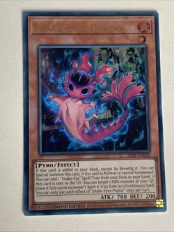 Yugioh - Snake-Eyes Poplar x 3 - Limited Edition Ultra Rare NM - Free Holo - A - Image 4