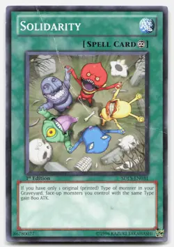 Solidarity SDLS-EN031 Structure Deck: Lost Sanctuary Yu-Gi-Oh 1st Edition DMG - Image 1