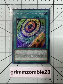 Yugioh! Exceptional Schedule - BLZD-EN054 - Secret Rare - 1st Edition Near Mint - Image 1