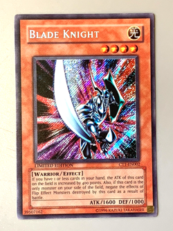 yugioh Blade Knight CT1-EN002 Secret Rare Limited Ed Lightly played (Excellent) - Image 2