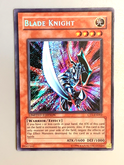 yugioh Blade Knight CT1-EN002 Secret Rare Limited Ed Lightly played (Excellent) - Image 3
