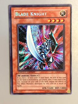 yugioh Blade Knight CT1-EN002 Secret Rare Limited Ed Lightly played (Excellent) - Image 4