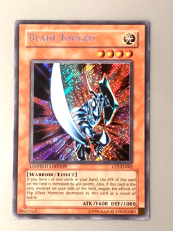 yugioh Blade Knight CT1-EN002 Secret Rare Limited Ed Lightly played (Excellent) - Image 2