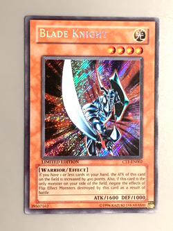 yugioh Blade Knight CT1-EN002 Secret Rare Limited Ed Lightly played (Excellent) - Image 3