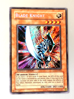 yugioh Blade Knight CT1-EN002 Secret Rare Limited Edition Near Mint - Image 1