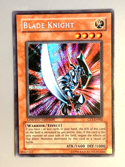 yugioh Blade Knight CT1-EN002 Secret Rare Limited Edition Near Mint - Image 3