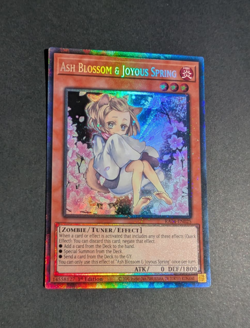 Yugioh Ash Blossom & Joyous Spring RA04-EN025 Prismatic Collectors Rare 1st NM - Image 2
