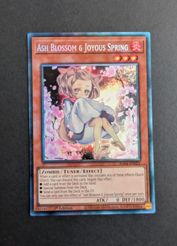 Yugioh Ash Blossom & Joyous Spring RA04-EN025 Prismatic Collectors Rare 1st NM - Image 3