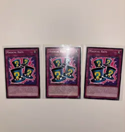 Yu-Gi-Oh! - Magical Hats 3x - Full Playset Of Cards - Mixed Rarity/Set -SEE PICS - Image 2