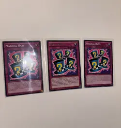 Yu-Gi-Oh! - Magical Hats 3x - Full Playset Of Cards - Mixed Rarity/Set -SEE PICS - Image 3