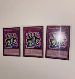 Yu-Gi-Oh! - Magical Hats 3x - Full Playset Of Cards - Mixed Rarity/Set -SEE PICS - Image 4