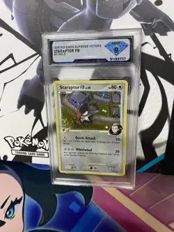 Pokemon Staraptor FB 2009 Supreme Victors Holo DSG Graded NM/MINT 9 ~VINTAGE~ - Image 2