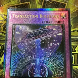 Transaction Rollback 1st Edition Prismatic Ultimate Rare RA04-EN105 Yu-Gi-Oh! - Image 2