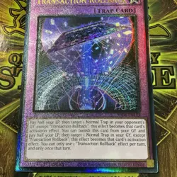 Transaction Rollback 1st Edition Prismatic Ultimate Rare RA04-EN105 Yu-Gi-Oh! - Image 4