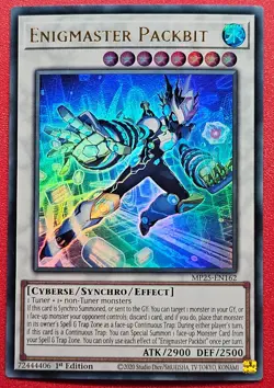 1x Yu-Gi-Oh! Enigmaster Packbit - MP25-EN162 - Ultra Rare - 1st Edition - NM - Image 1