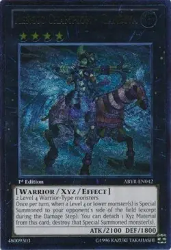 Heroic Champion - Gandiva - ABYR-EN042 - Ultimate Rare - 1st Edition Lightly Pla - Image 1
