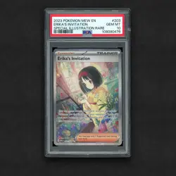2023 Pokemon Mew EN Special Illustration Rare #203 Erika's Invitation PSA 10 - Image 1