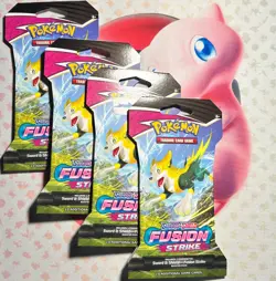 Pokemon: Fusion Strike Sleeved Booster, LOT OF 4 - Image 1