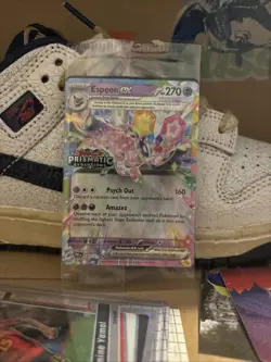 Pokemon Espeon ex 034/131 Stamped Sealed Promo Prismatic Evolutions Surprise Box - Image 1