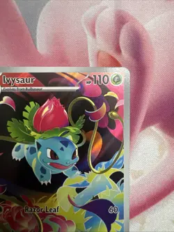 Ivysaur Illustration Rare 134/132 Near Mint Mega Evolution Pokemon TCG English - Image 2
