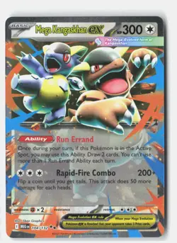 Pokemon tcg ME01: Mega Evolution Mega Kangaskhan ex Near Mint or Better - Image 1