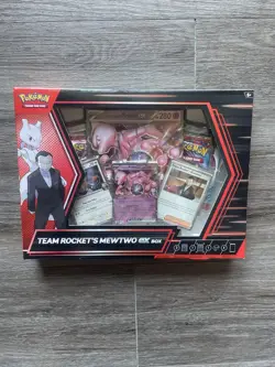 Pokemon 2025 TCG Team Rocket Mewtwo EX Box Set New & Factory Sealed - Image 1