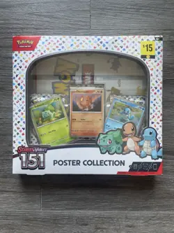 Pokemon TCG Scarlet & Violet—151 Poster Collection Box 3 Promo Cards English - Image 1