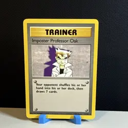 Wizards of the Coast Imposter Professor Oak 73/102 Base Set Rare Unlimited ENG - Image 1