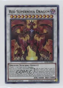 UR - Red Supernova Dragon 1st Ed. YuGiOh Ghosts From The Past #GFTP-EN045 - Image 1
