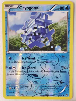 REVERSE HOLO Cryogonal 32/101 NM - Noble Victories Pokemon Card $2 Combined Ship - Image 1
