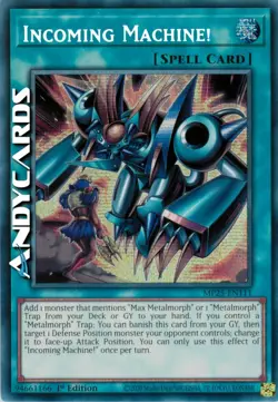 INCOMING MACHINE! • Segreta Prismatica • MP25 EN111 • 1Ed • Yugioh! • ANDYCARDS - Image 1