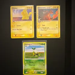 Pokemon TCG Platinum 3-Card Lot Pikachu Charmeleon Turtwig English 2009 - Image 1