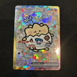 Pokemon Togepi Special Doujin Art Starry Holo Card - Image 1