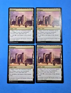 4x Cliffgate Commander Legends Baldur's Gate D&D Mtg Card Land Mana 350 - Image 1