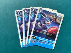 Veedramon BT11-027 Playset Dimensional Phase Digimon Card Game x4 - Image 1