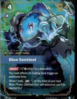 2026 Riftbound - League of Legends - LOL Unleashed Blue Sentinel #87 - Image 1