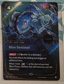Blue Sentinel - Judge Promo Stamped - Riftbound - League of Legends TCG - Image 1
