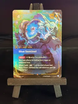 Blue Sentinel 087/219 Epic Riftbound Unleased Card - Image 1