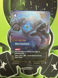 Blue Sentinel UNL 087a/219 Alternate Art Showcase Unleashed Riftbound NM - Image 1