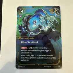 Blue Sentinel - 087/219 Unleashed Epic Riftbound Card - Image 1