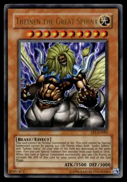 Theinen the Great Sphinx EP1-EN001 Yu-Gi-Oh! Movie Exclusive Pack - Image 1