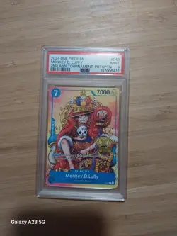 Monkey D Luffy - P-043 - PSA 9 - 2nd Anniversary - English - One Piece - 148-05 - Image 2