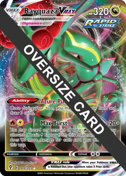 RAYQUAZA VMAX 111/203 HOLO P JUMBO CARDS POKEMON NM/M - Image 3