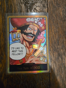 DON!! Card (Gol.D.Roger) (Gold) DON!! Carrying On His Will One Piece Foil NM - Image 1