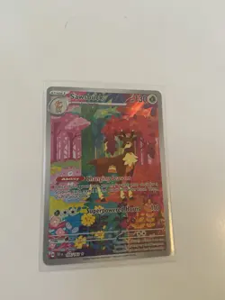 Pokemon TCG Sawsbuck Scarlet & Violet Temporal Forces Holo Card 166/162 - Image 3