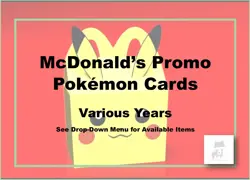 McDonald's Promo Pokemon TCG Cards-Various Years-Pick! - Image 1