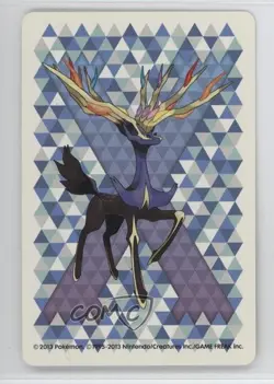 Frogadier Pokemon Xerneas Playing Card #7D - Image 2